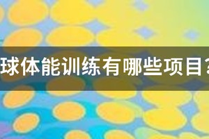 篮球的体能训练有哪些项目